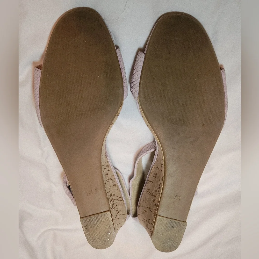 Talbots Lavender‎ Wedge Sandals